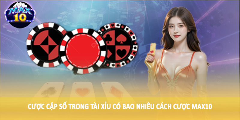 Cược cặp số trong tài xỉu có bao nhiêu cách cược MAX10